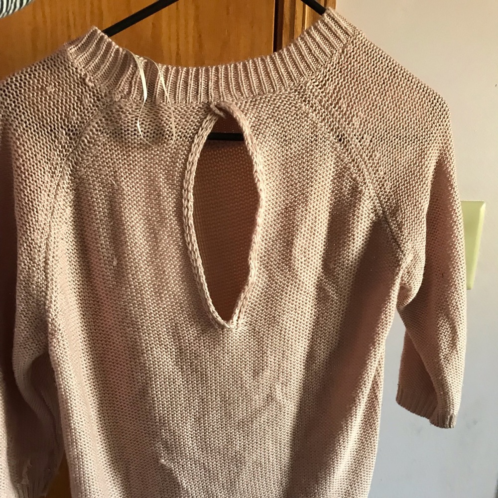 Light brown knit sweater